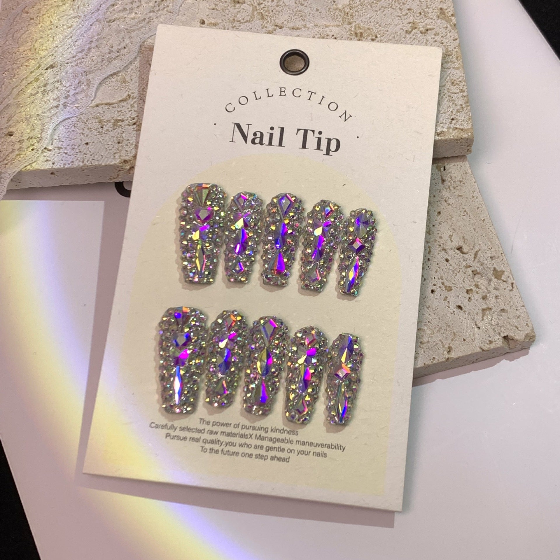 Diamond  Press on nails