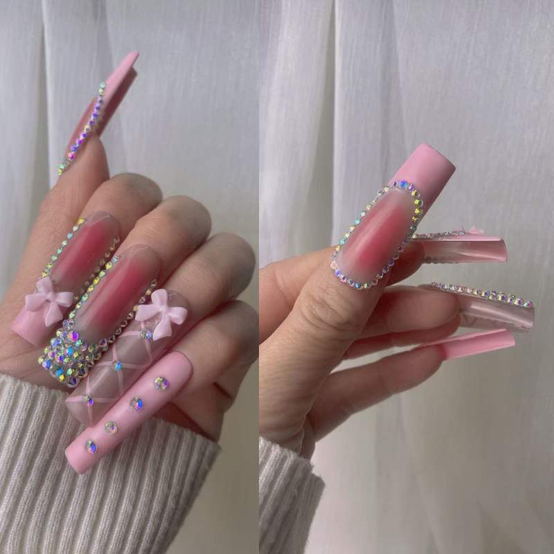 Long style press on nails No.45