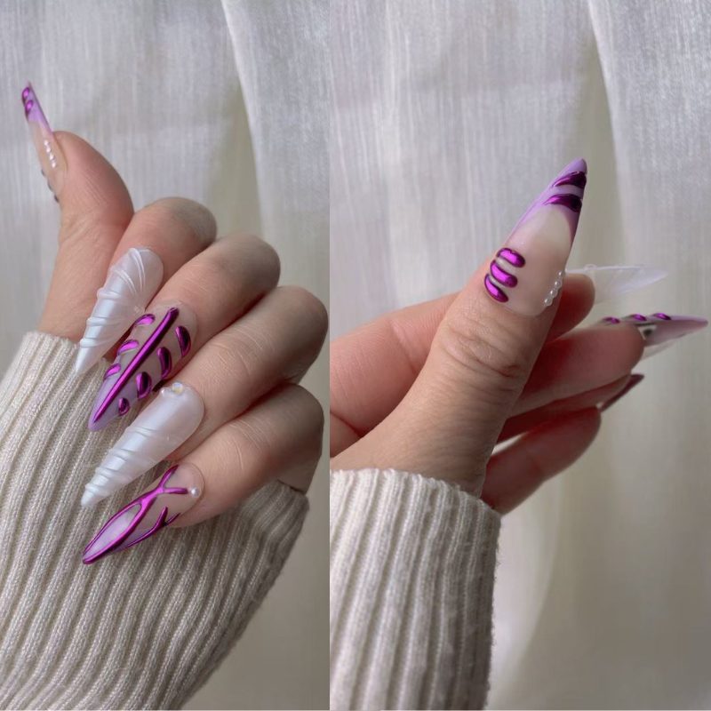 Pointy Style press on nails 91