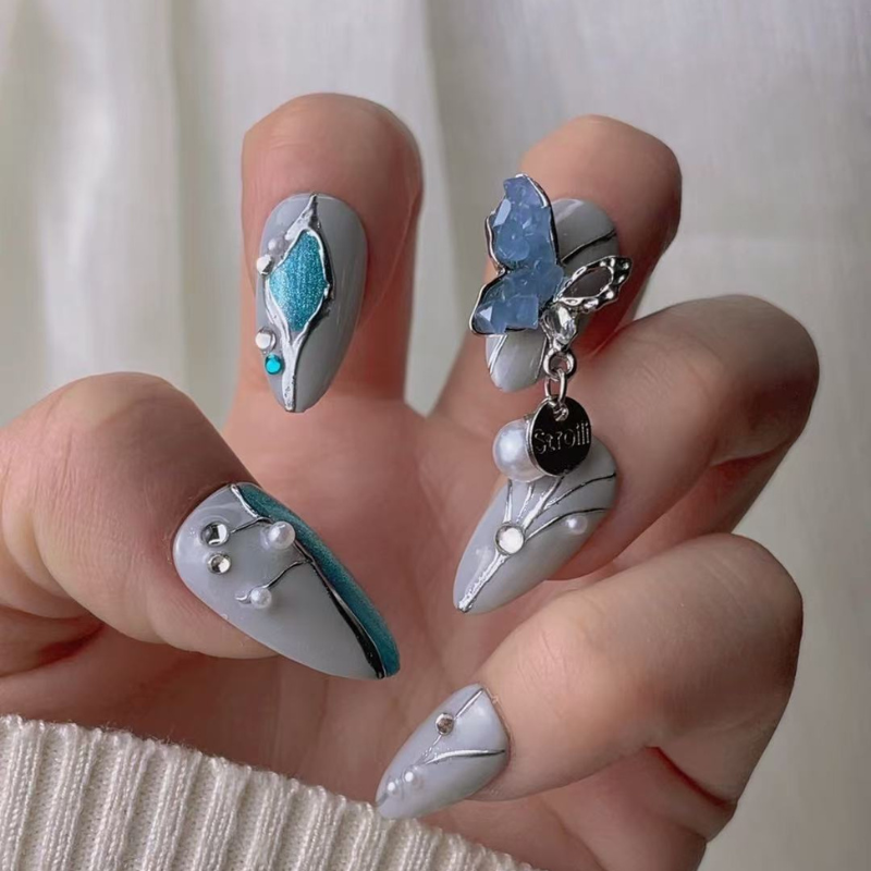 Short Style  Press On Nails Live No.15