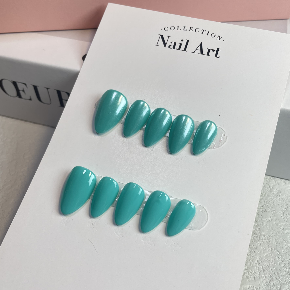 Solid color nails 02