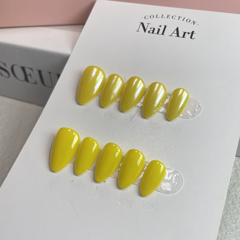 Solid color nails 07