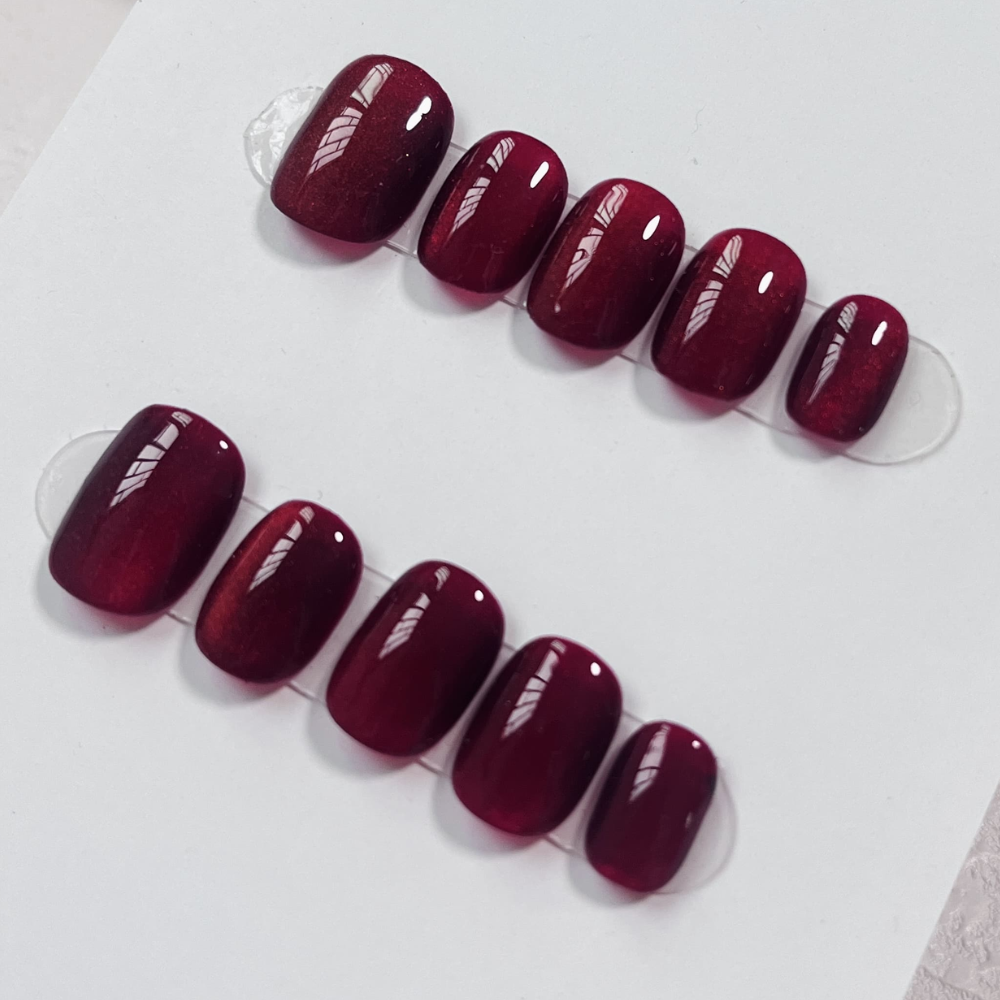 Solid color nails 14