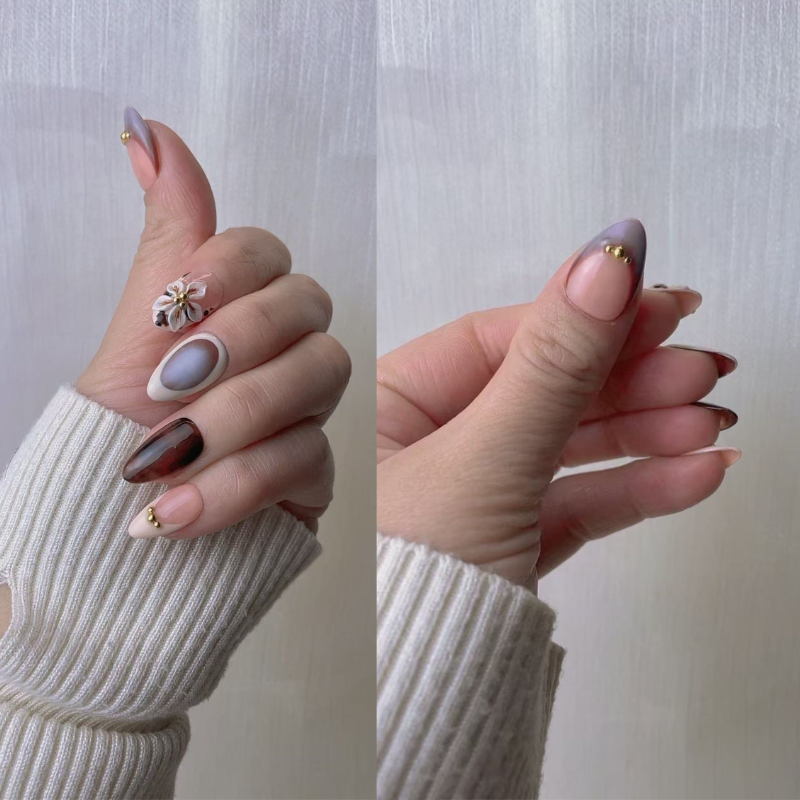 Super Short Style Press On Nails No.3