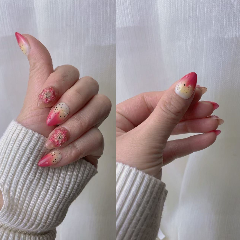 Super Short Style Press On Nails No.1